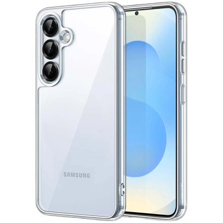 Coque Antichoc Premium pour Samsung Galaxy S25 5G Acrylique Anti-Jaunissement Transparent