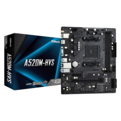 Asrock A520M-HVS AM4 Carte mère