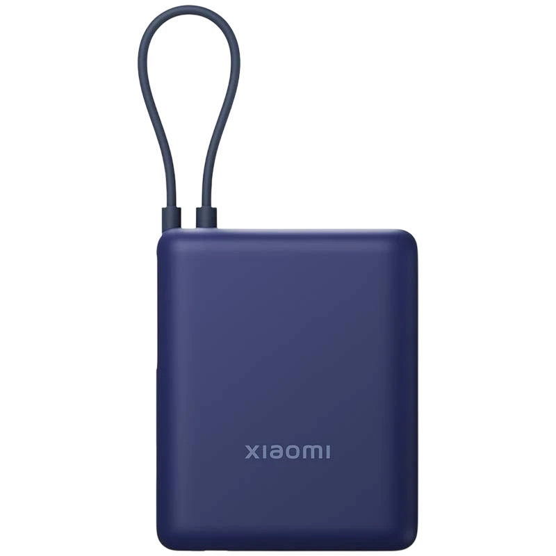 Xiaomi Power Bank Bleu avec câble intégré 10000mAh 33W