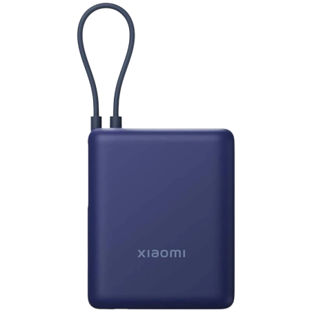Xiaomi Power Bank Bleu avec câble intégré 10000mAh 33W