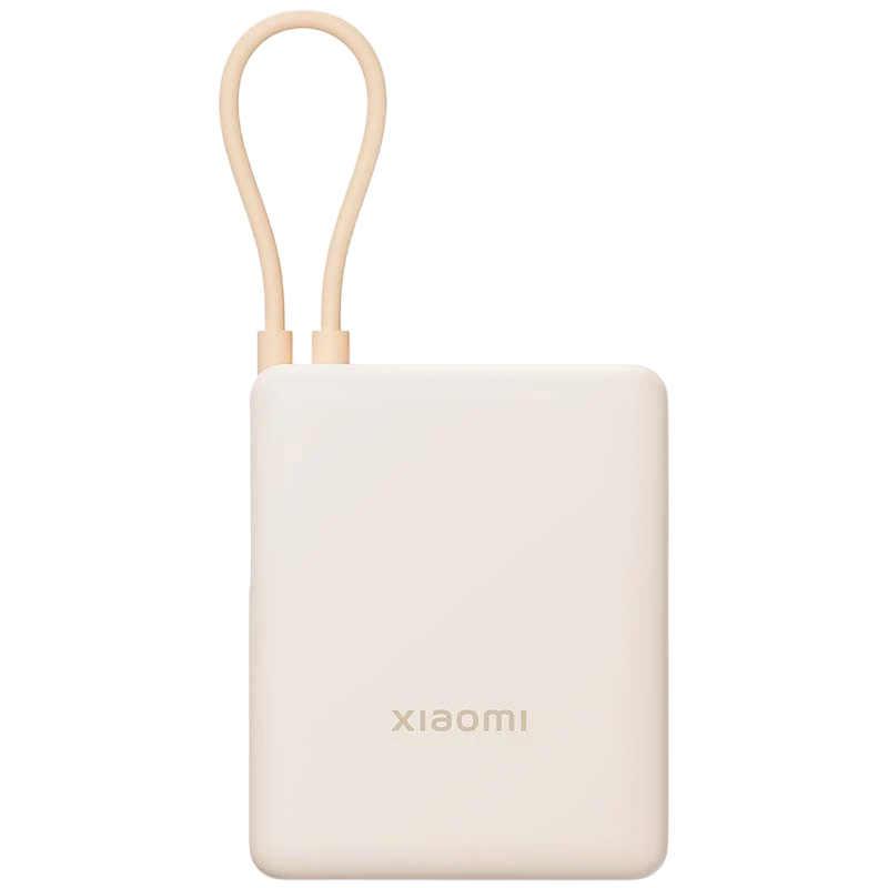 Xiaomi Power Bank Marron avec câble intégré 10000mAh 33W