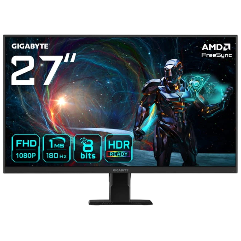 Gigabyte GS27FA SS-IPS Noir 27 pouces Full HD IPS 180Hz 1ms FreeSync HDR Écran