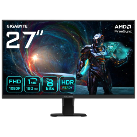 Gigabyte GS27FA SS-IPS Noir 27 pouces Full HD IPS 180Hz 1ms FreeSync HDR Écran