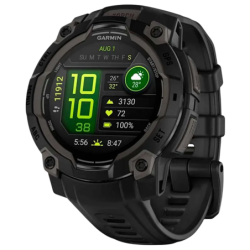 Garmin Instinct 3 45 mm Noir 1,2 pouces AMOLED GPS 18 jours 10ATM Smartwatch