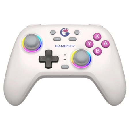 GameSir T4n Nova Blanc Pour Nintendo Switch/PC/Smartphone/Tablette/iOS/Android TV Box Bluetooth 1200mAh Manette
