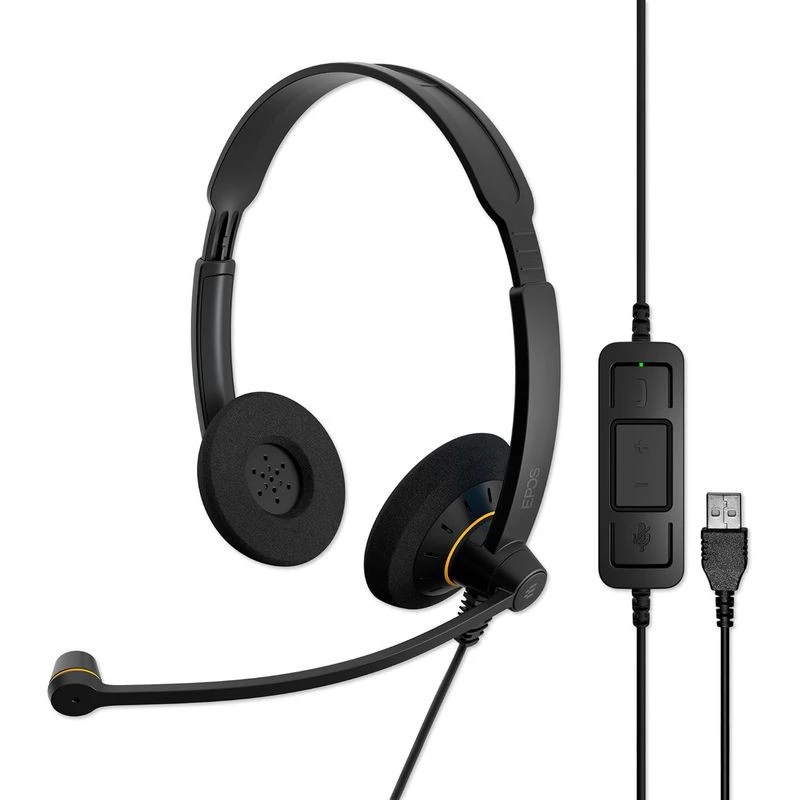 EPOS Impact SC 60 ML Noir avec micro Casque