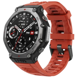 Amazfit T-Rex 3 Lava 1,5 pouces AMOLED NFC 40 jours +170 sports 10ATM Smartwatch