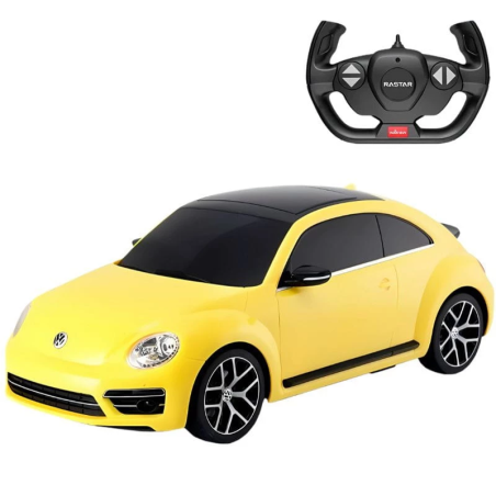 RASTAR 1/14 Volkswagen Beetle Jaune Voiture radiocommandée