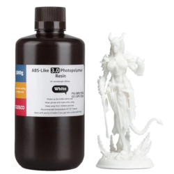 ELEGOO Résine ABS V3.0 Blanc Pour Imprimantes 3D Résine LCD - 1KG