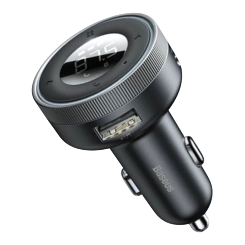 Baseus CCLH-01 FM Bluetooth pour voiture microSD Transmetteur + Chargeur
