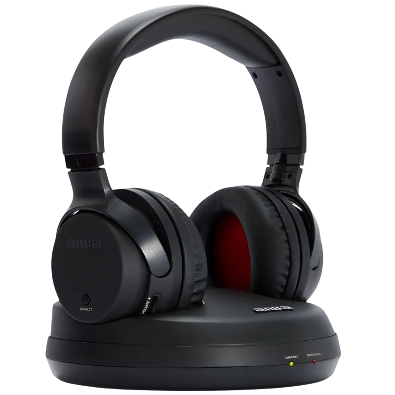 Aiwa WHF-930D avec base de charge Arceau RF 15h Casque sans fil