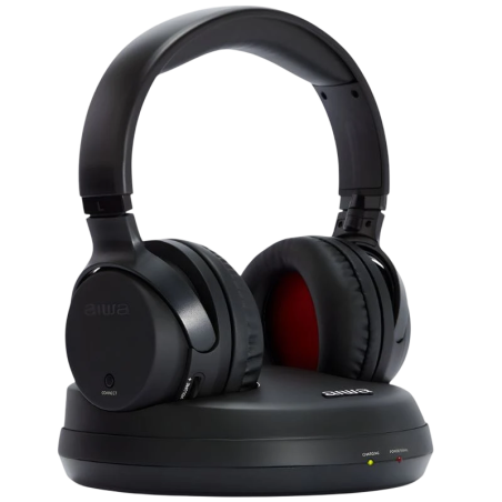 Aiwa WHF-930D avec base de charge Arceau RF 15h Casque sans fil