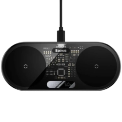 Baseus Dual USB-C 20W - Chargeur sans fil