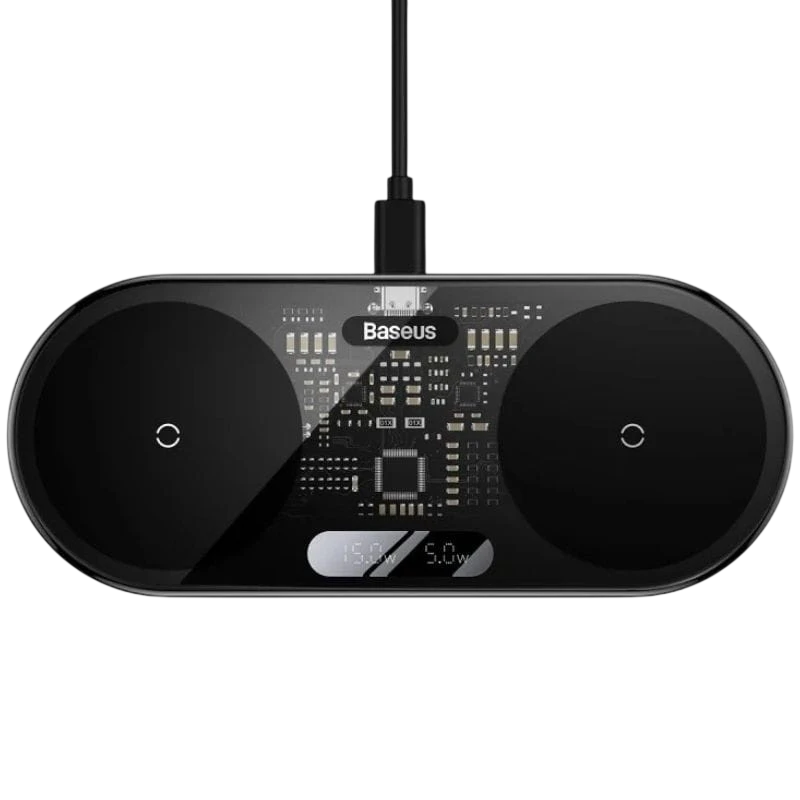 Baseus Dual USB-C 20W - Chargeur sans fil