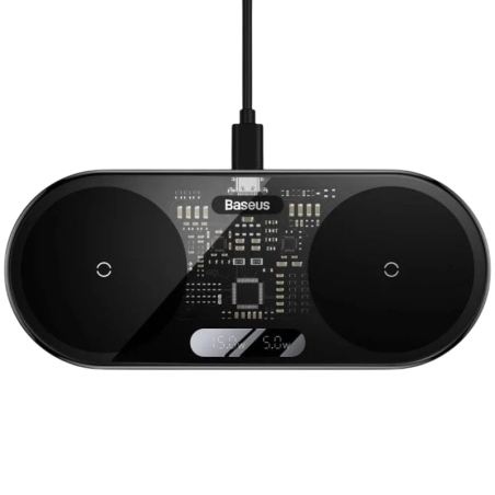 Baseus Dual USB-C 20W - Chargeur sans fil