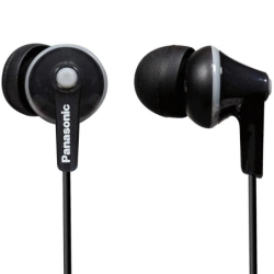 Panasonic RP-HJE125E-A OctaRib Noir In-Ear Écouteurs