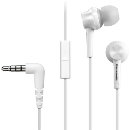 Panasonic RP-TCM55E Blanc In-Ear avec micro Écouteurs