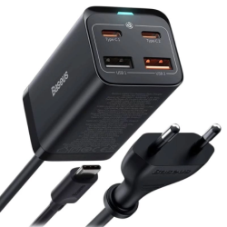 Baseus GaN3 Pro  Quick Charger 65W 2xUSB-A 2xUSB-C - Chargeur