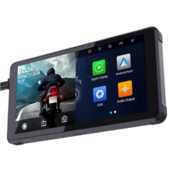 GoFuture F85 CarPlay/Android Auto Système multimédia et d'enregistrement pour motos