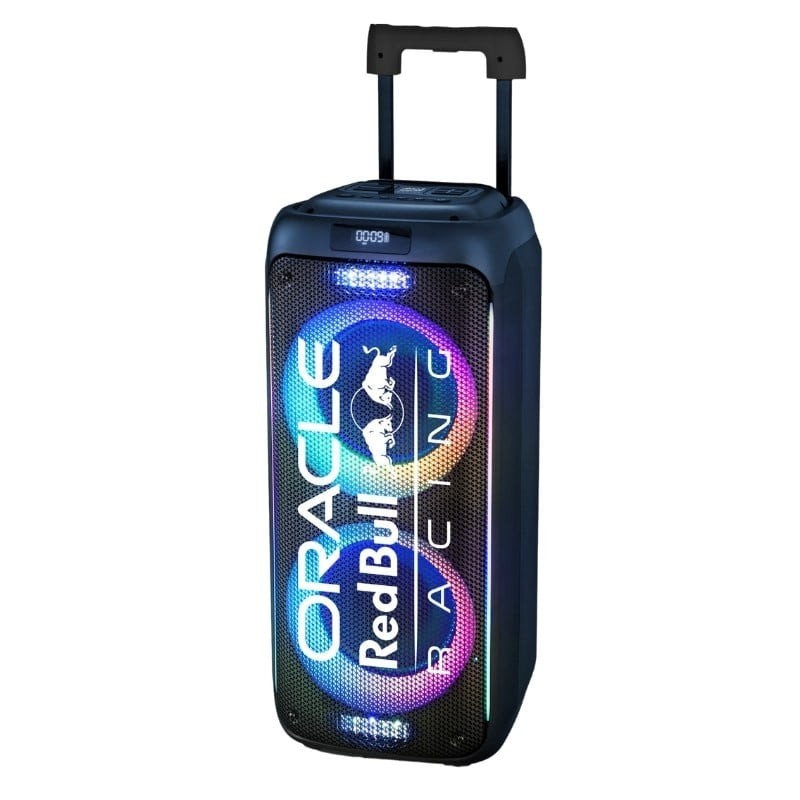 Red Bull Racing Podium Bleu 320W 4400mAh lumières RGB Enceinte Bluetooth Portable pour Fêtes
