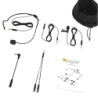 Fifine C1 avec Headset omnidirectionnel jack 3,5 mm Microphone cravate