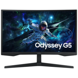 Samsung Odyssey G55C S27CG554EU Noir 27 pouces 2K 165Hz 1ms FreeSync incurvé Écran