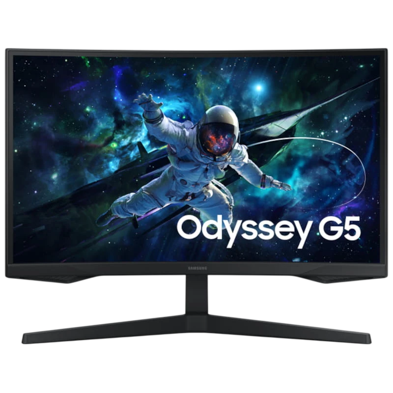 Samsung Odyssey G55C S27CG554EU Noir 27 pouces 2K 165Hz 1ms FreeSync incurvé Écran