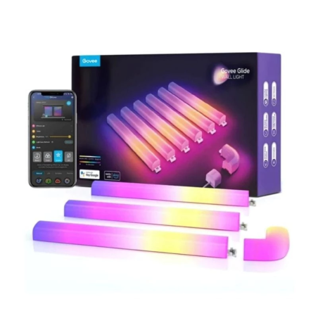 Govee H6062 Glide 6+1 Lumière Murale compatible avec Google Lampe connectée