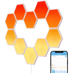 Govee H6061 Glide Hexa Light RGBIC WiFi Bluetooth Panneau lumineux intelligent