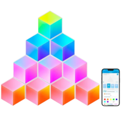 Govee H6066 Glide Hexa Pro RGBIC WiFi, Bluetooth Panneaux hexagonaux lumineux intelligents