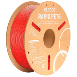ELEGOO Rapid PETG Rouge pour Imprimantes 3D FDM - Filament 1.75mm Bobine de 1kg