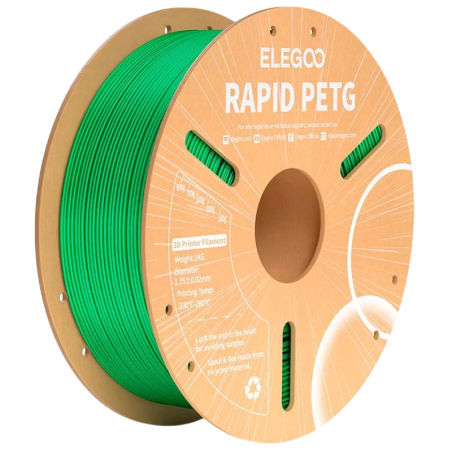 ELEGOO Rapid PETG Vert pour Imprimantes 3D FDM - Filament 1.75mm Bobine de 1kg