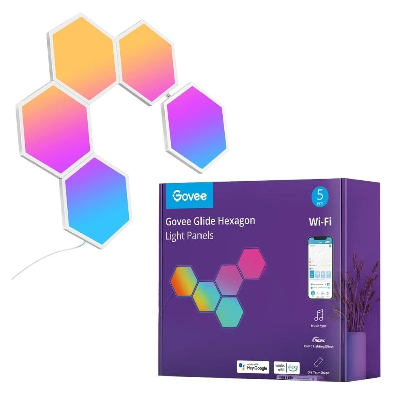 Govee Glide Hexa Panneaux LED connectés