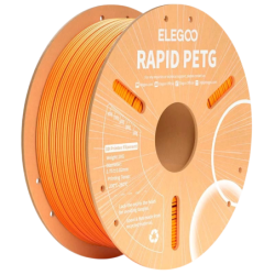 ELEGOO Rapid PETG Orange pour Imprimantes 3D FDM - Filament 1.75mm Bobine de 1kg