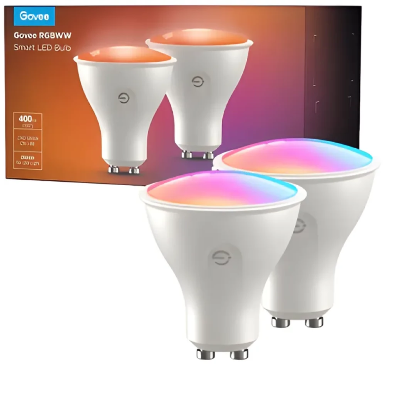Govee H600D Home Pack ×2 WiFi 400 lm RGBWW 2700K Ampoule connectée