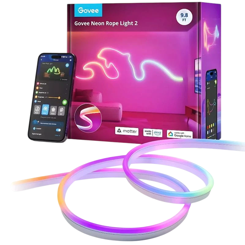Govee Neon Rope Light 2 3 m Bande LED