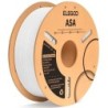 ELEGOO ASA Blanc pour Imprimantes 3D FDM - Filament 1.75mm Bobine de 1kg