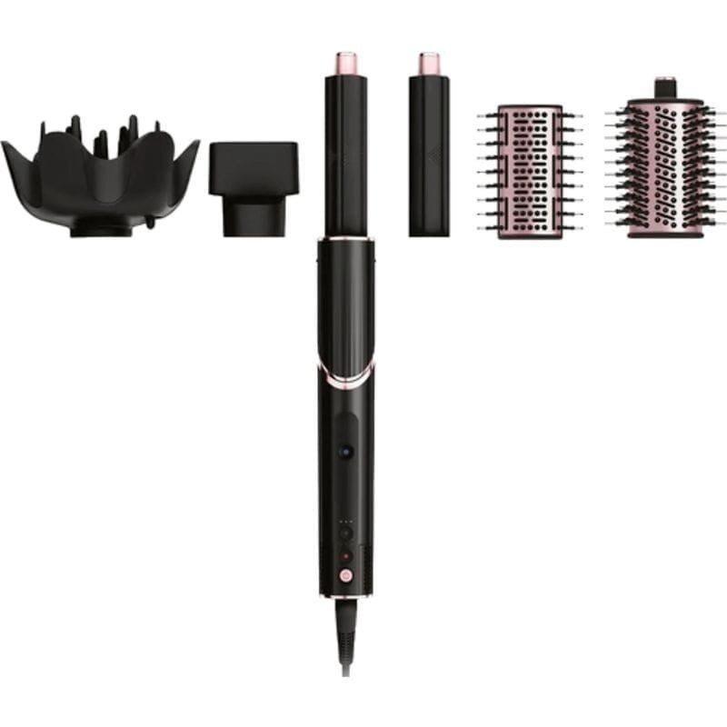 Shark FlexStyle 5-in-1 Noir/Rose 1400W céramique 3 températures air froid Sèche-cheveux et styler