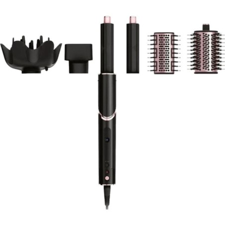 Shark FlexStyle 5-in-1 Noir/Rose 1400W céramique 3 températures air froid Sèche-cheveux et styler