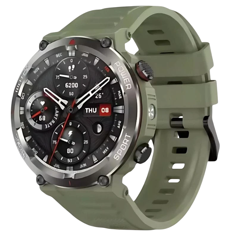 Blackview W50 Pro Vert 1,45 pouces TFT 30 jours +100 sports IP68 Montre connectée