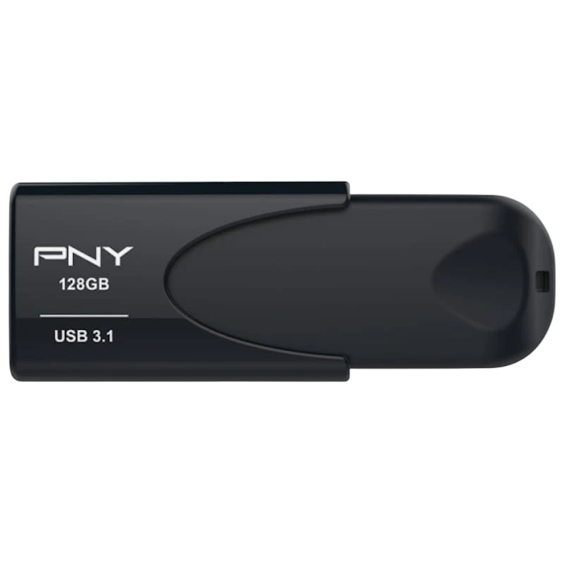 PNY Attache 4 128GB Noir USB 3.1 Gen 1 80MB/s Clé mémoire