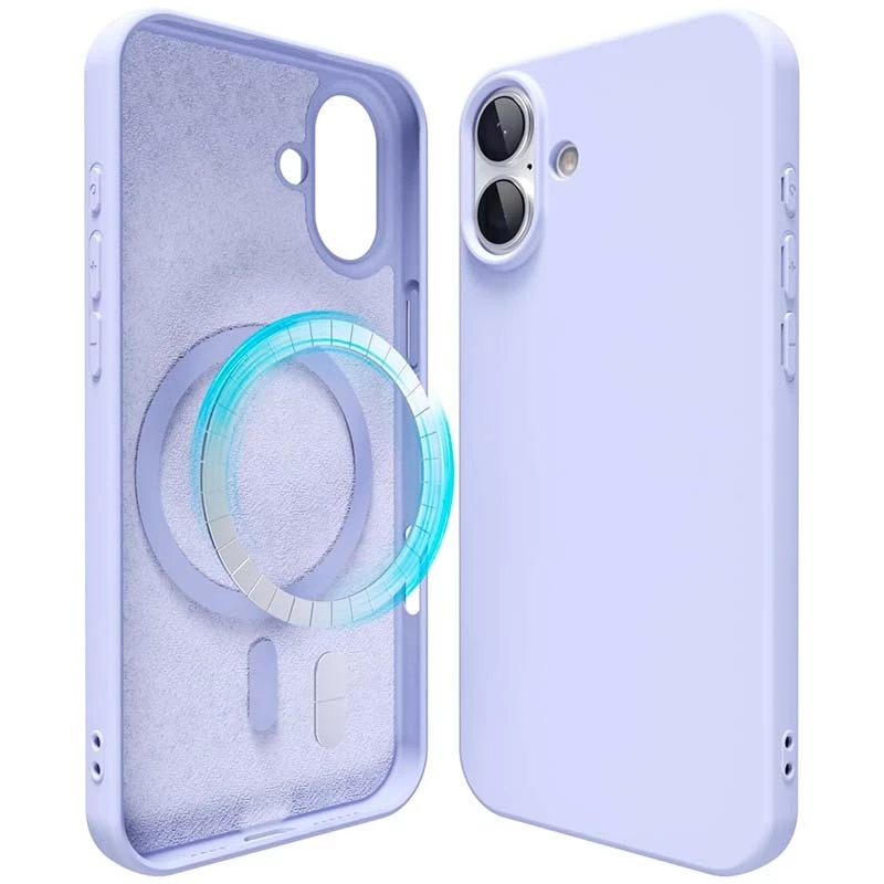 Coque Douple Magsafe Compatible iPhone 16 Plus Lavande