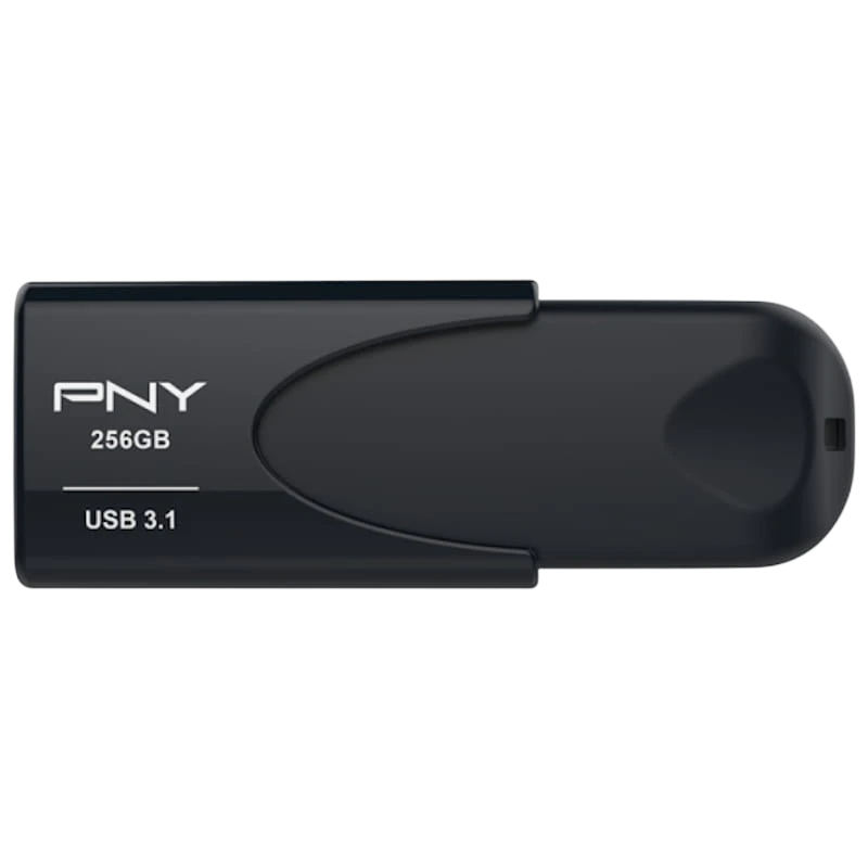 PNY Attache 4 256GB Noir USB 3.1 Gen 1 80MB/s Clé mémoire