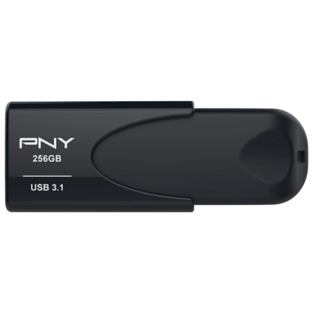 PNY Attache 4 256GB Noir USB 3.1 Gen 1 80MB/s Clé mémoire