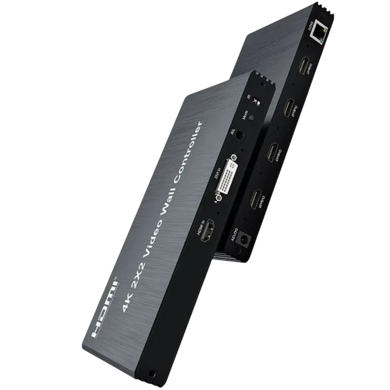 Rullz Qkens HDMI DVI 2x2 Processeur de vidéo wall