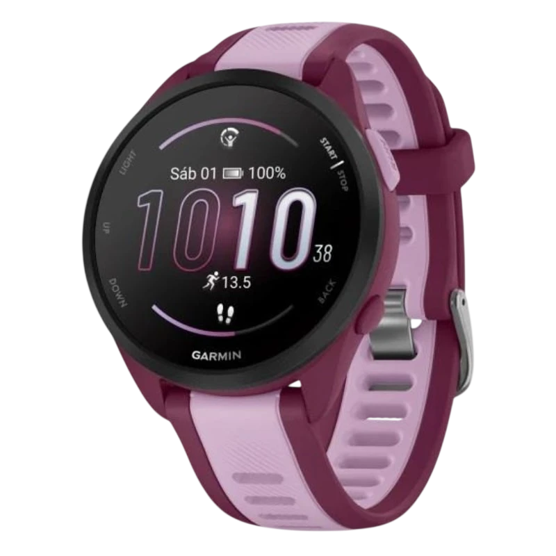 Garmin Forerunner 165 Music Violet 1,2 pouces AMOLED GPS 11 jours 5ATM Montre connectée