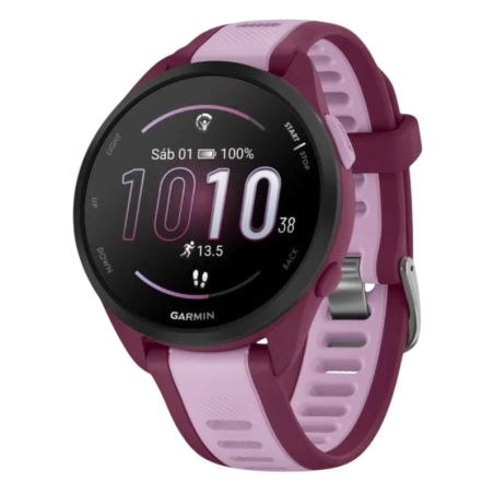 Garmin Forerunner 165 Music Violet 1,2 pouces AMOLED GPS 11 jours 5ATM Montre connectée