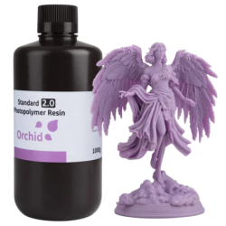Résine ELEGOO Standard v2.0, couleur orchidée, pour imprimantes 3D LCD - 1 kg