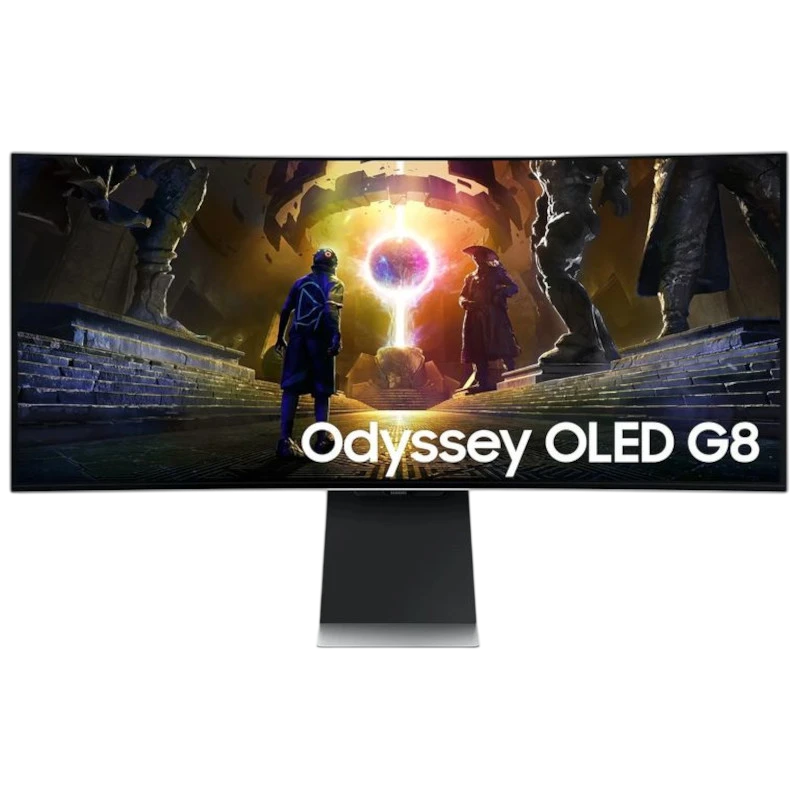 Samsung Odyssey G85SD Argent 34 pouces UWQHD OLED 175Hz 3ms FreeSync incurvé UltraWide Écran