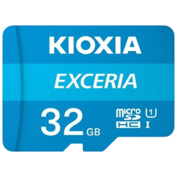 Kioxia Exceria 32GB 100MB/s Classe 10 Carte microSD + Adaptateur